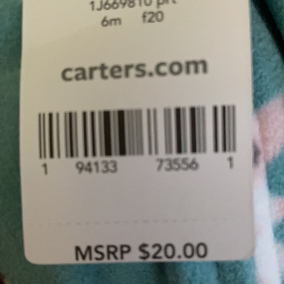 Carter’s fleece pajamas - Picture 3 of 3